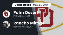 Recap: Palm Desert  vs. Rancho Mirage  2021