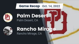Recap: Palm Desert  vs. Rancho Mirage  2022