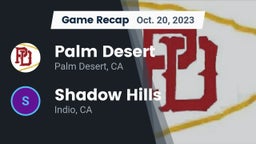 Recap: Palm Desert  vs. Shadow Hills  2023