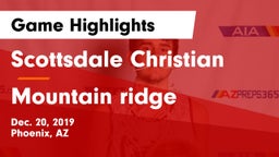 Scottsdale Christian vs Mountain ridge Game Highlights - Dec. 20, 2019