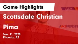 Scottsdale Christian vs Pima  Game Highlights - Jan. 11, 2020