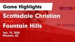 Scottsdale Christian vs Fountain Hills  Game Highlights - Jan. 13, 2020