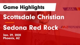 Scottsdale Christian vs Sedona Red Rock  Game Highlights - Jan. 29, 2020