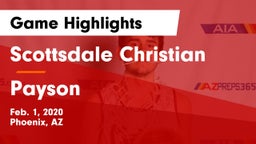 Scottsdale Christian vs Payson  Game Highlights - Feb. 1, 2020