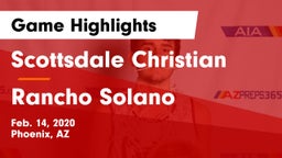 Scottsdale Christian vs Rancho Solano  Game Highlights - Feb. 14, 2020