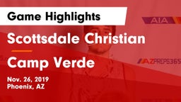 Scottsdale Christian vs Camp Verde  Game Highlights - Nov. 26, 2019