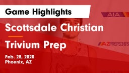 Scottsdale Christian vs Trivium Prep Game Highlights - Feb. 28, 2020