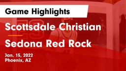 Scottsdale Christian vs Sedona Red Rock  Game Highlights - Jan. 15, 2022