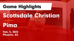 Scottsdale Christian vs Pima  Game Highlights - Feb. 5, 2022