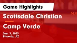 Scottsdale Christian vs Camp Verde  Game Highlights - Jan. 3, 2023