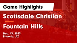 Scottsdale Christian vs Fountain Hills  Game Highlights - Dec. 13, 2023