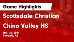 Scottsdale Christian vs Chino Valley HS Game Highlights - Jan. 20, 2024