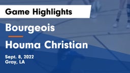 Bourgeois  vs Houma Christian  Game Highlights - Sept. 8, 2022
