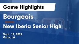 Bourgeois  vs New Iberia Senior High Game Highlights - Sept. 17, 2022