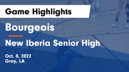 Bourgeois  vs New Iberia Senior High Game Highlights - Oct. 8, 2022