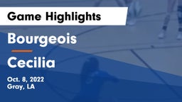 Bourgeois  vs Cecilia Game Highlights - Oct. 8, 2022