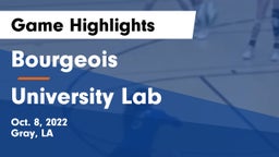 Bourgeois  vs University Lab  Game Highlights - Oct. 8, 2022