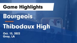 Bourgeois  vs Thibodaux High Game Highlights - Oct. 13, 2022