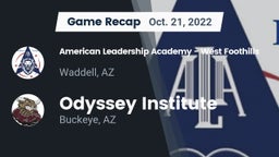 Recap: American Leadership Academy - West Foothills vs. Odyssey Institute 2022