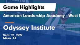 American Leadership Academy - West Foothills vs Odyssey Institute Game Highlights - Sept. 23, 2022