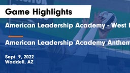 American Leadership Academy - West Foothills vs American Leadership Academy Anthem South Game Highlights - Sept. 9, 2022