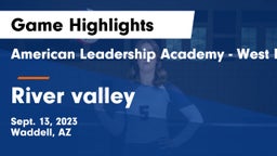 American Leadership Academy - West Foothills vs River valley Game Highlights - Sept. 13, 2023