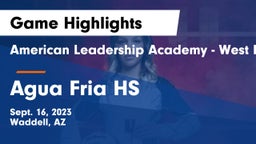 American Leadership Academy - West Foothills vs Agua Fria HS Game Highlights - Sept. 16, 2023