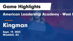 American Leadership Academy - West Foothills vs Kingman  Game Highlights - Sept. 19, 2023