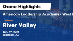 American Leadership Academy - West Foothills vs River Valley Game Highlights - Jan. 19, 2024