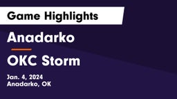 Anadarko  vs OKC Storm Game Highlights - Jan. 4, 2024