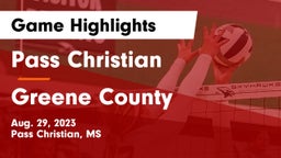 Pass Christian  vs Greene County  Game Highlights - Aug. 29, 2023
