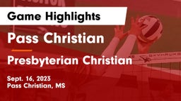 Pass Christian  vs Presbyterian Christian  Game Highlights - Sept. 16, 2023