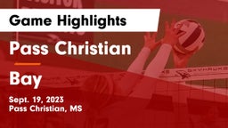 Pass Christian  vs Bay  Game Highlights - Sept. 19, 2023