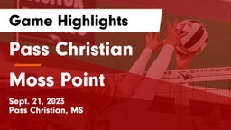 Pass Christian  vs Moss Point  Game Highlights - Sept. 21, 2023