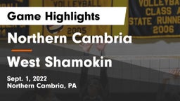 Northern Cambria  vs West Shamokin Game Highlights - Sept. 1, 2022