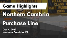 Northern Cambria  vs Purchase Line Game Highlights - Oct. 4, 2022