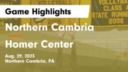 Northern Cambria  vs Homer Center   Game Highlights - Aug. 29, 2023