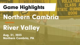 Northern Cambria  vs River Valley  Game Highlights - Aug. 31, 2023