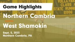 Northern Cambria  vs West Shamokin  Game Highlights - Sept. 5, 2023