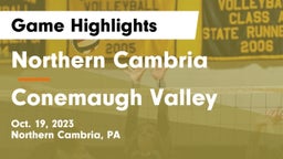 Northern Cambria  vs Conemaugh Valley  Game Highlights - Oct. 19, 2023