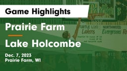 Prairie Farm  vs Lake Holcombe Game Highlights - Dec. 7, 2023
