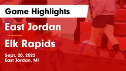 East Jordan  vs Elk Rapids Game Highlights - Sept. 20, 2022