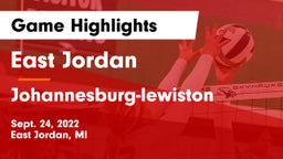 East Jordan  vs Johannesburg-lewiston Game Highlights - Sept. 24, 2022