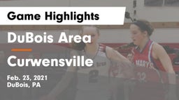 DuBois Area  vs Curwensville  Game Highlights - Feb. 23, 2021