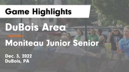 DuBois Area  vs Moniteau Junior Senior  Game Highlights - Dec. 3, 2022