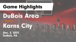 DuBois Area  vs Karns City  Game Highlights - Dec. 2, 2023