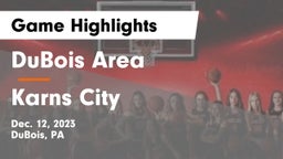 DuBois Area  vs Karns City  Game Highlights - Dec. 12, 2023