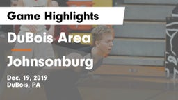 DuBois Area  vs Johnsonburg  Game Highlights - Dec. 19, 2019