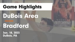 DuBois Area  vs Bradford  Game Highlights - Jan. 18, 2023