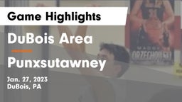 DuBois Area  vs Punxsutawney  Game Highlights - Jan. 27, 2023